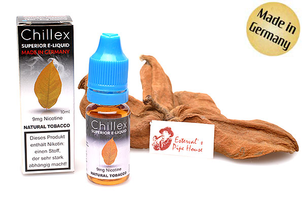 Chillex E-Zigarette E-Liquid "Medium" Tobacco Natur 10ml Chillex E-Zigarette E-Liquid "Medium" Tobacco Natur 10ml